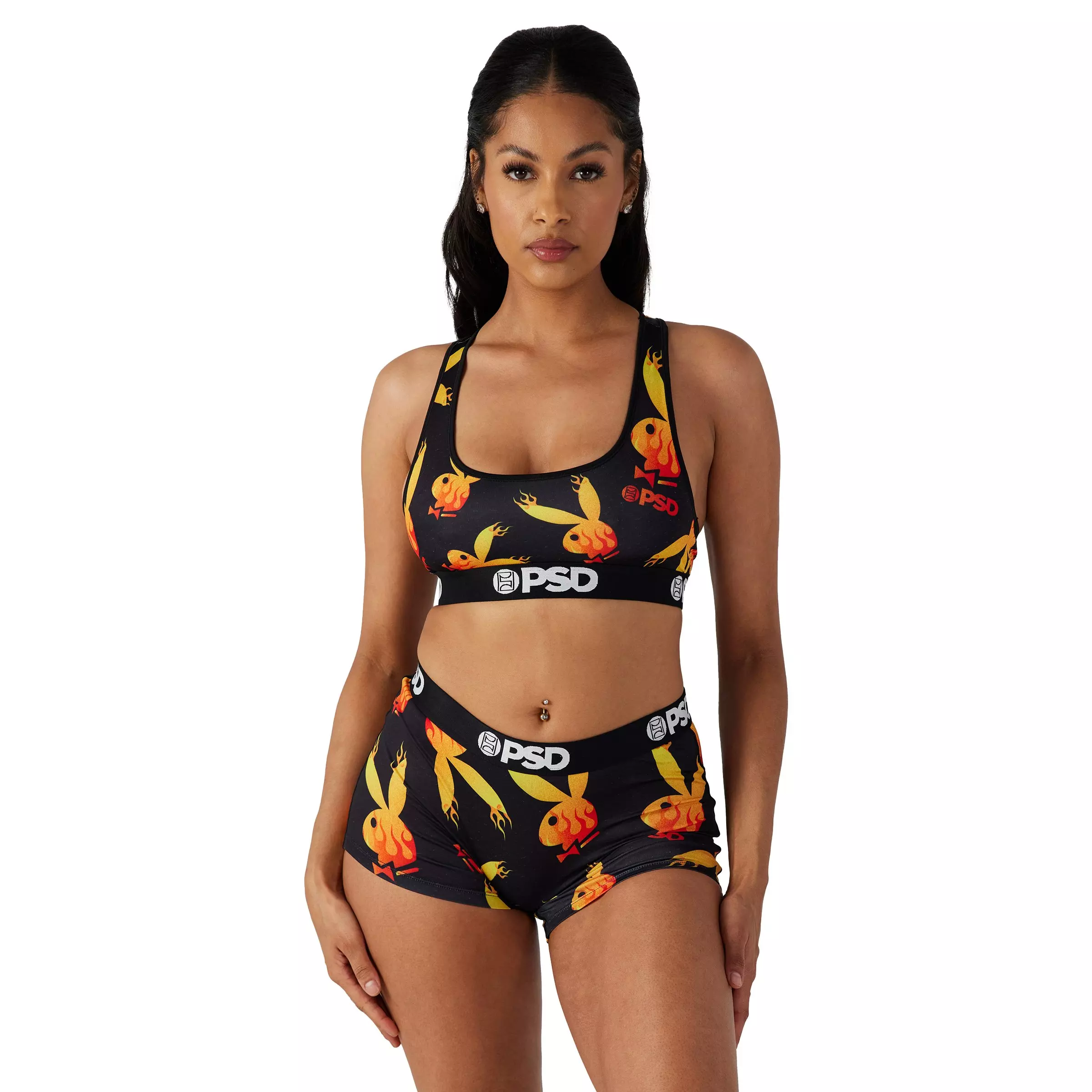 PSD x Playboy Flames Women's Boy Shorts | Hibbett